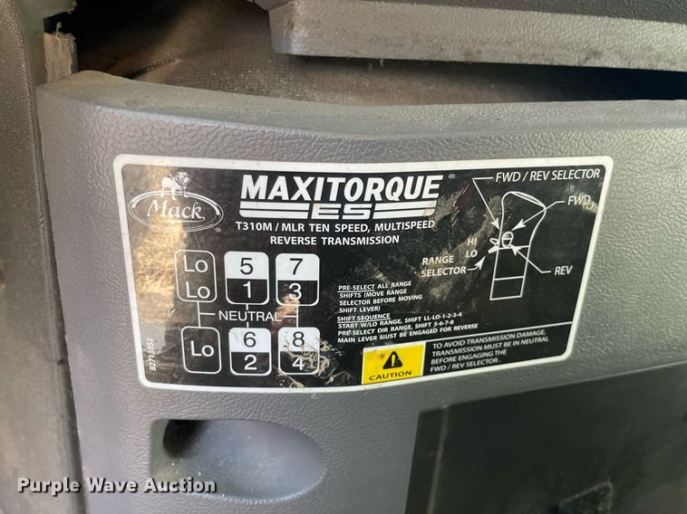 image for item MA9901 2014 Mack GU713  dump truck