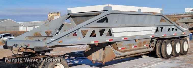 image for item ME9673 1992 Load King 202  bottom dump trailer
