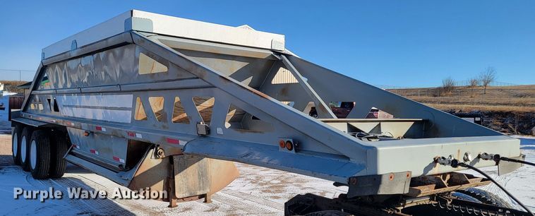 image for item ME9673 1992 Load King 202  bottom dump trailer