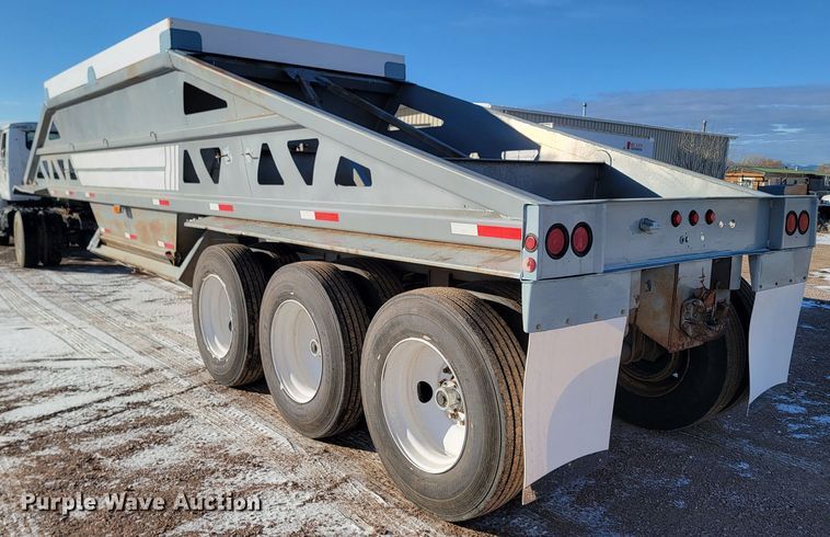 image for item ME9673 1992 Load King 202  bottom dump trailer
