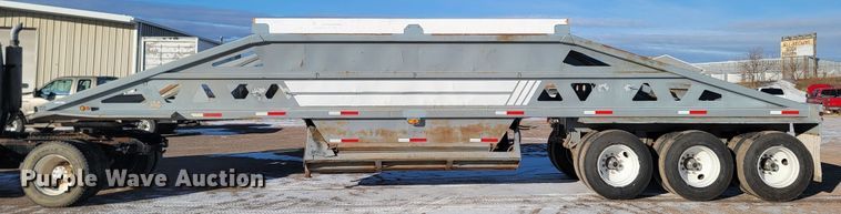 image for item ME9673 1992 Load King 202  bottom dump trailer