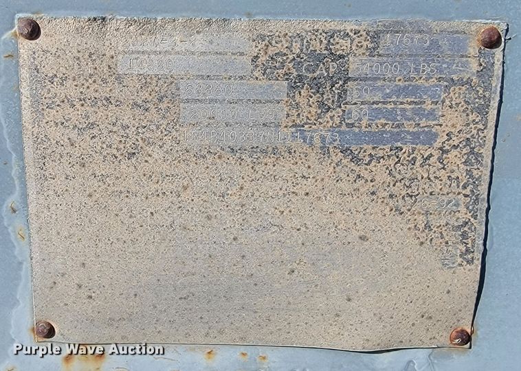 image for item ME9673 1992 Load King 202  bottom dump trailer