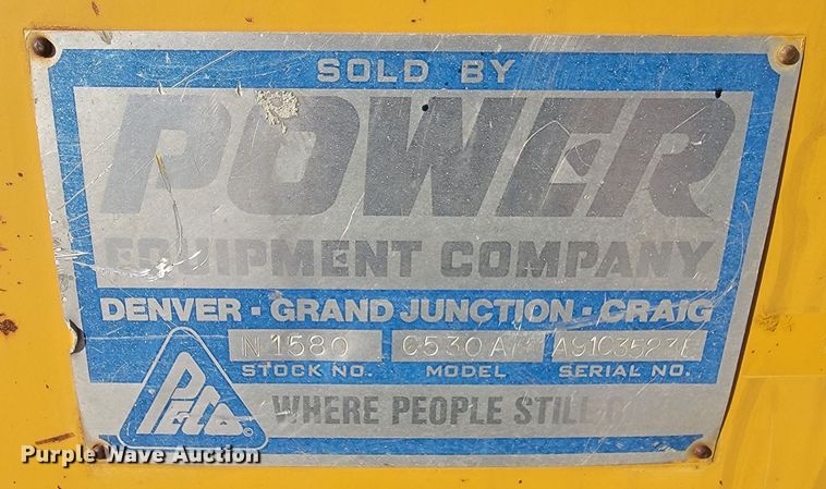 image for item ME9674 Hyster C530A  pneumatic roller