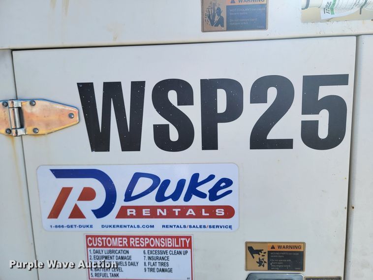 image for item ME9680 2019 Wanco WSP25  generator