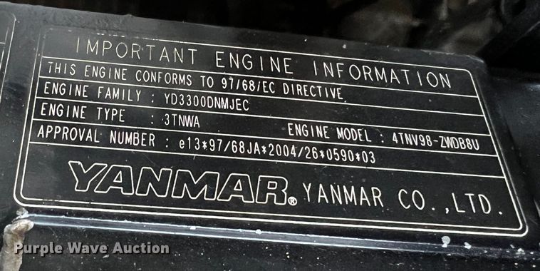 image for item MM9033 2011 Bobcat E80  mini excavator