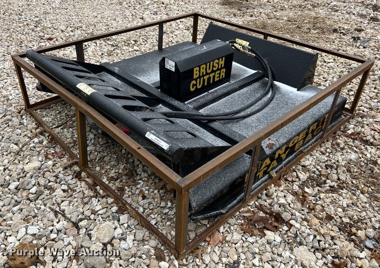 image for item MM9035 2022 Mower King SSRC  skid steer brush mower