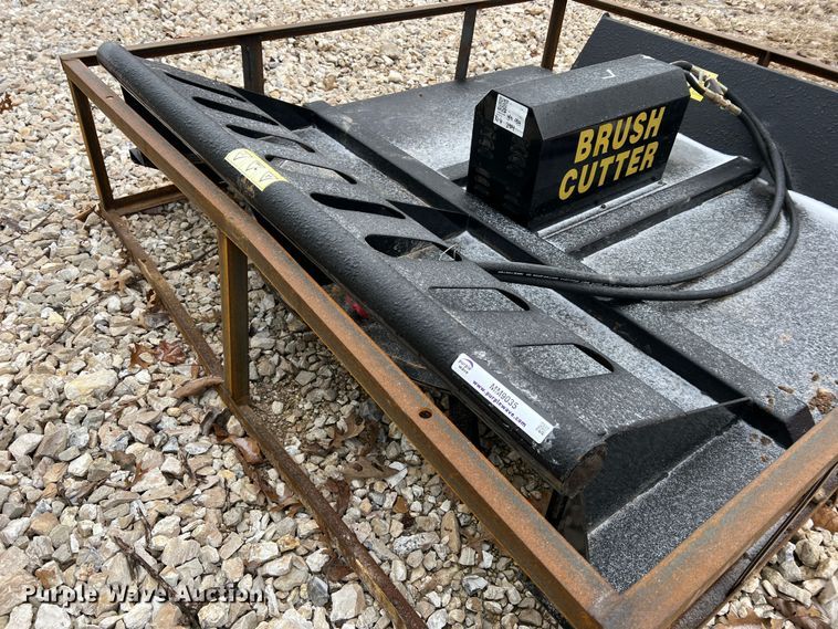 image for item MM9035 2022 Mower King SSRC  skid steer brush mower