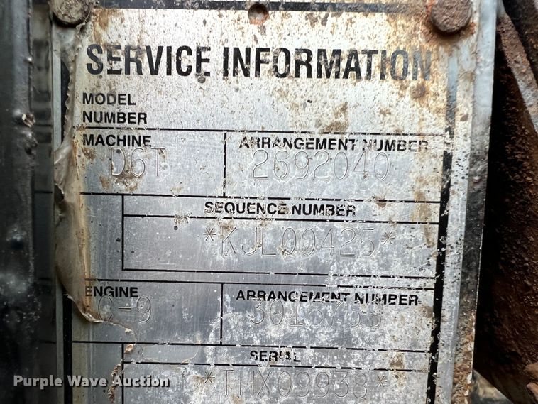 image for item MM9037 2007 Caterpillar D6T  dozer