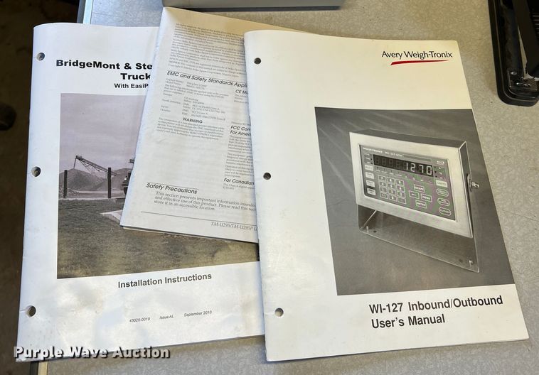 image for item MM9063 Avery Weigh-tronix BMS3510-70T  truck scale