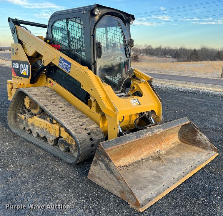 image for item MM9064 2019 Caterpillar 289D  tracked skid steer loader