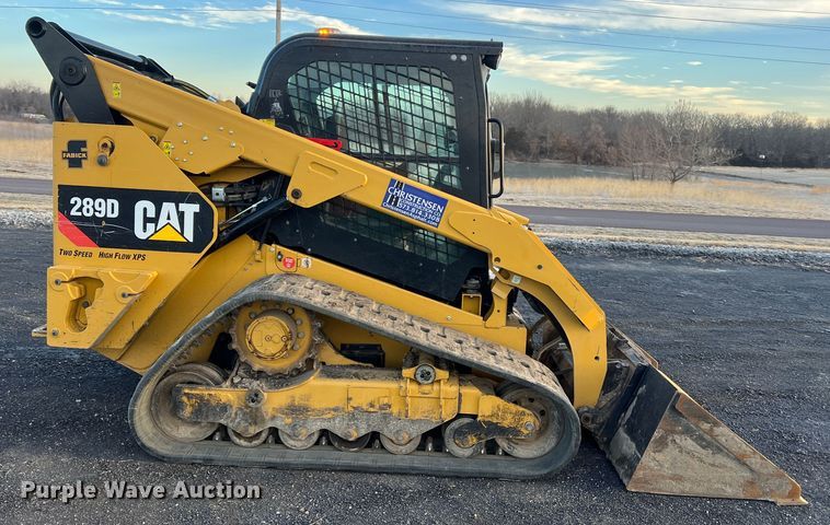 image for item MM9064 2019 Caterpillar 289D  tracked skid steer loader
