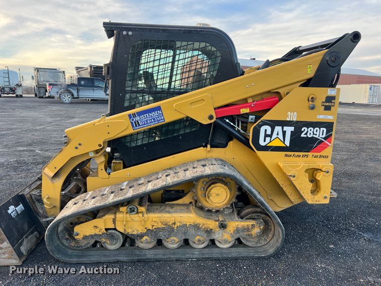 image for item MM9064 2019 Caterpillar 289D  tracked skid steer loader