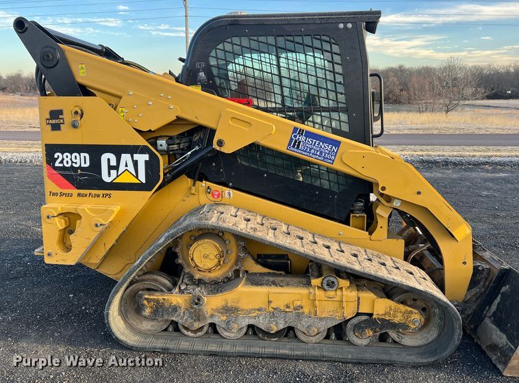 image for item MM9064 2019 Caterpillar 289D  tracked skid steer loader