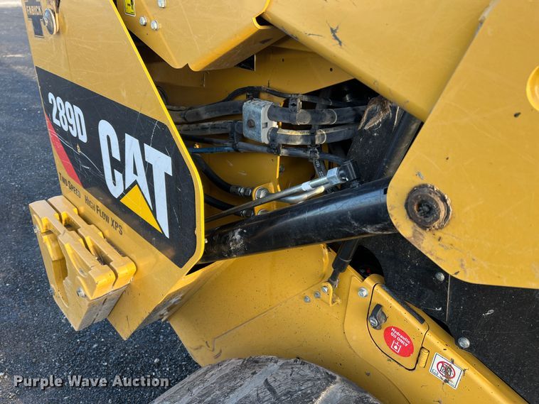 image for item MM9064 2019 Caterpillar 289D  tracked skid steer loader