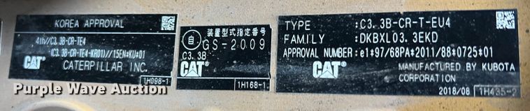 image for item MM9064 2019 Caterpillar 289D  tracked skid steer loader