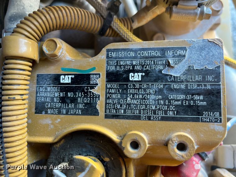 image for item MW9462 2015 Caterpillar 262D  skid steer loader