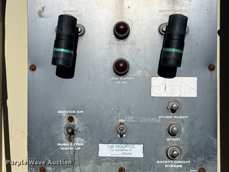 image for item MW9463 Ingersoll Rand 825  air compressor