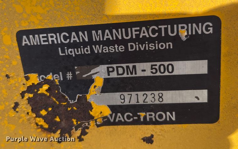 image for item MW9469 Vac-Tron PDM-500  vacuum excavator