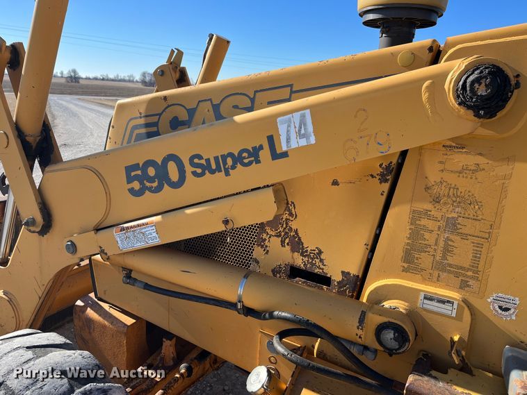 image for item MW9470 1999 Case 590 Super L Series 2  backhoe