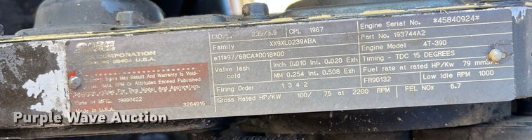 image for item MW9470 1999 Case 590 Super L Series 2  backhoe