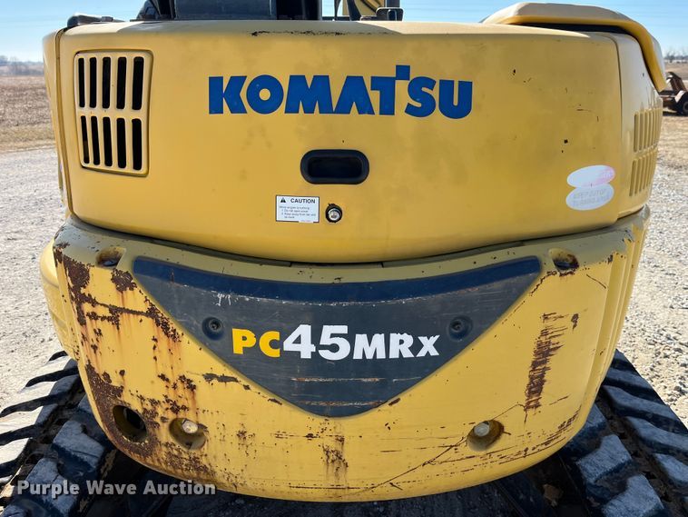image for item MW9473 2003 Komatsu PC45MR-1F  mini excavator