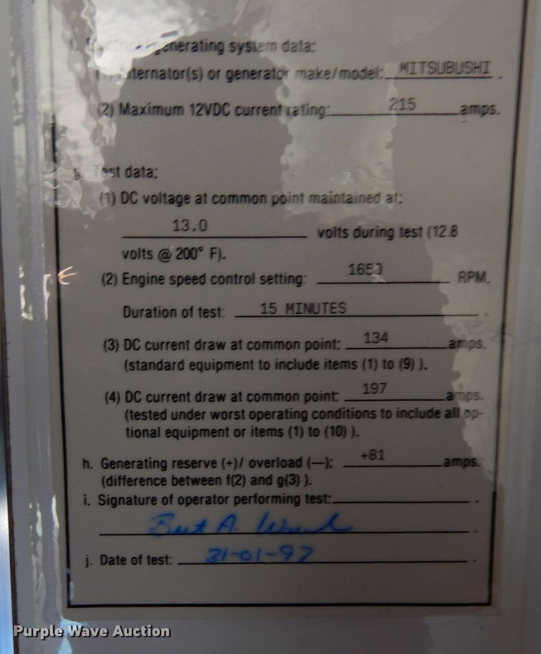 image for item DF8310 1996 Ford E350  ambulance