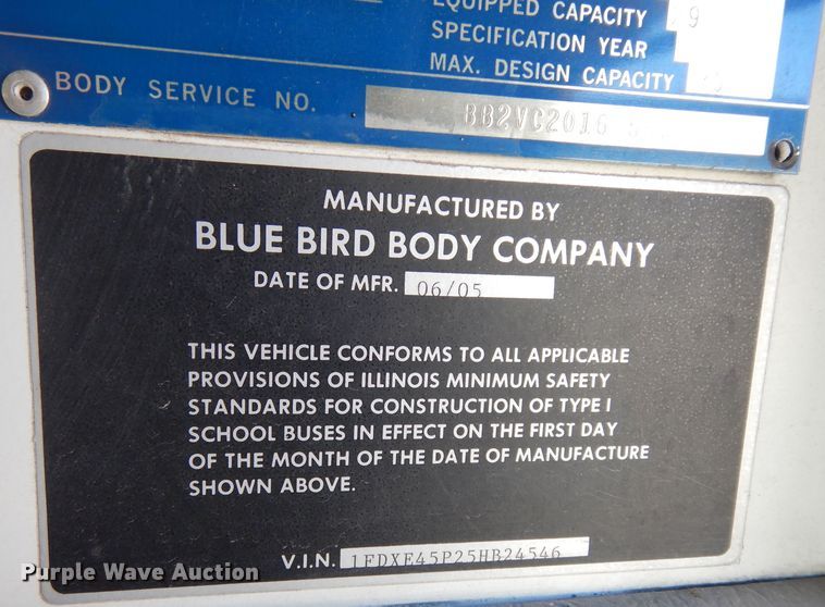 image for item DI6871 2005 Ford E450 Super Duty  school bus