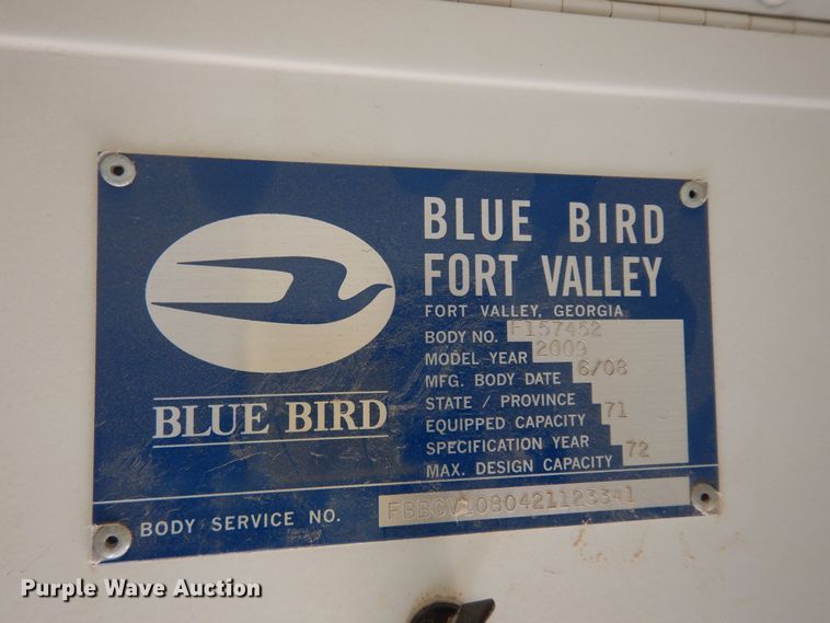 image for item DI6932 2009 Blue Bird Vision  school bus