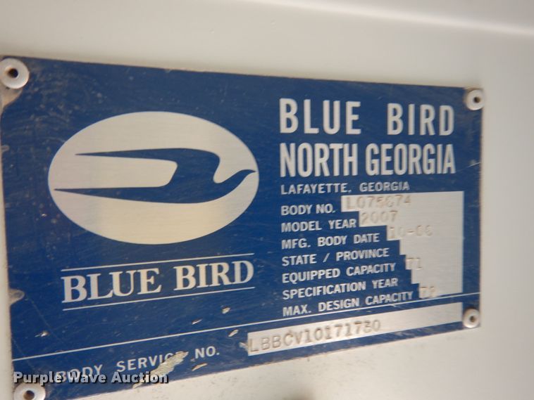 image for item DI6933 2007 Blue Bird Vision  school bus