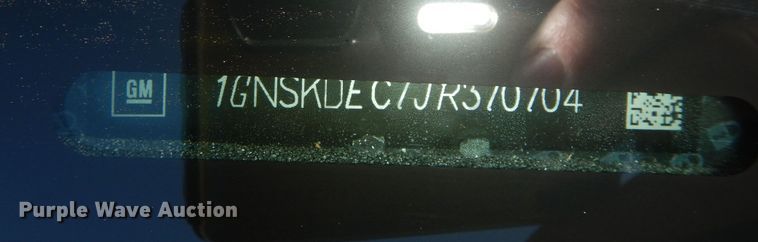 image for item DK7593 2018 Chevrolet Tahoe Police  SUV