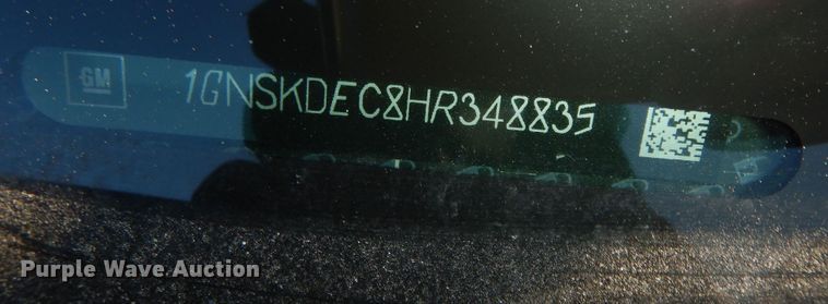 image for item DK7594 2017 Chevrolet Tahoe Police  SUV