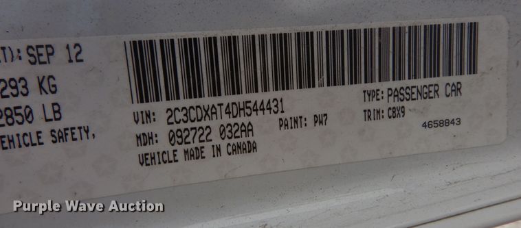 image for item DK7613 2013 Dodge Charger Police