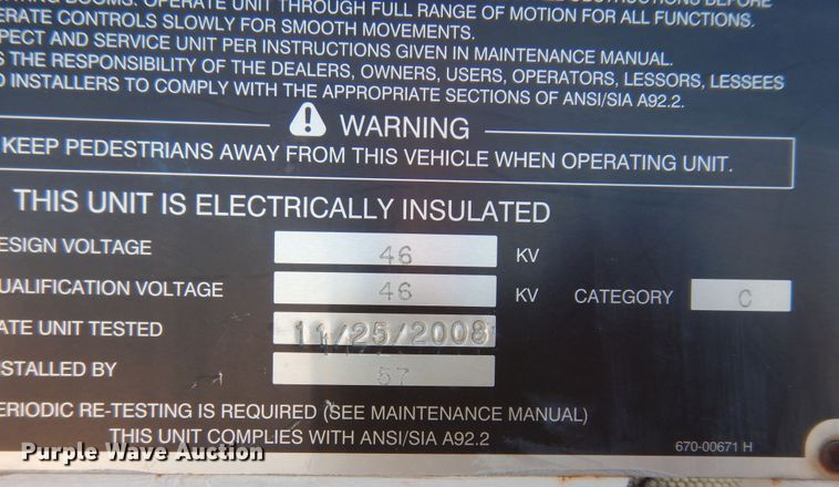 image for item DK7614 2009 Ford F550 Super Duty XL  bucket truck