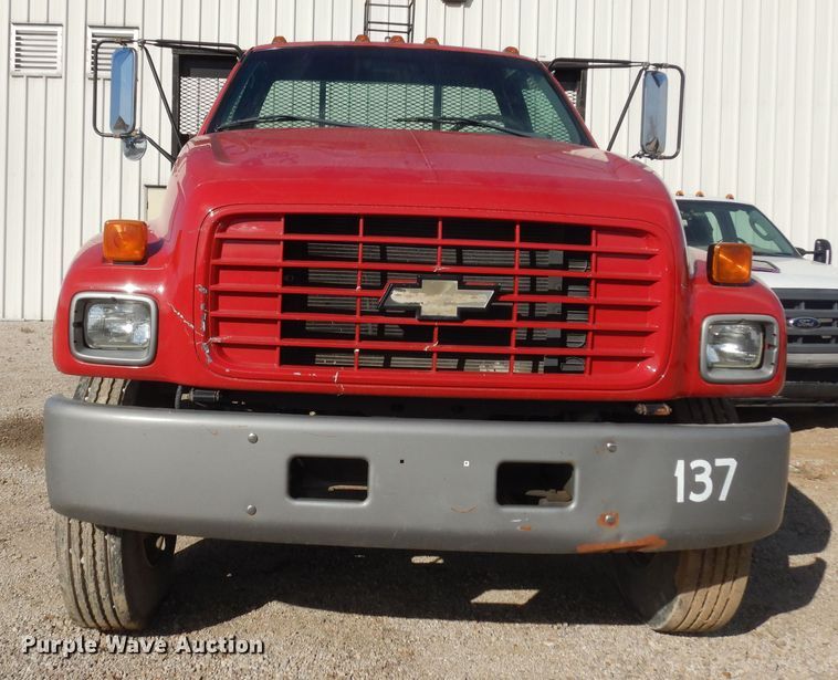 image for item DK7616 1999 Chevrolet  dump flatbed truck