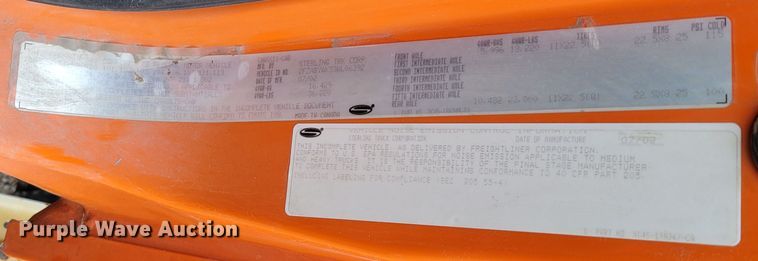 image for item DM8196 2003 Sterling Acterra M7500  dump truck