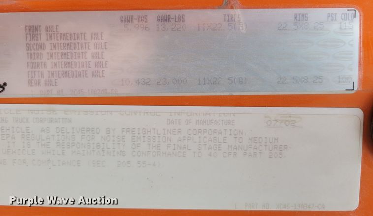 image for item DM8196 2003 Sterling Acterra M7500  dump truck