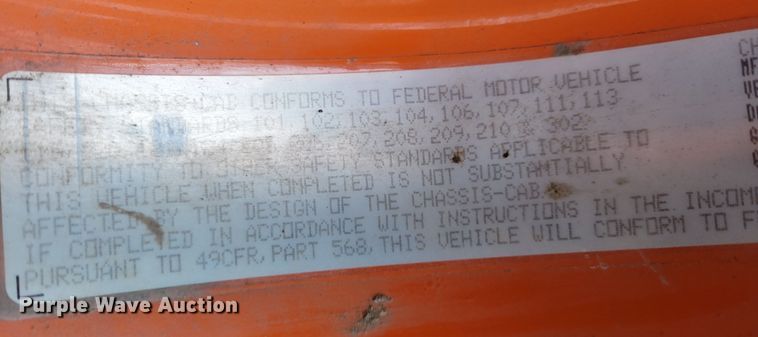 image for item DM8198 2001 Sterling L7500  dump truck