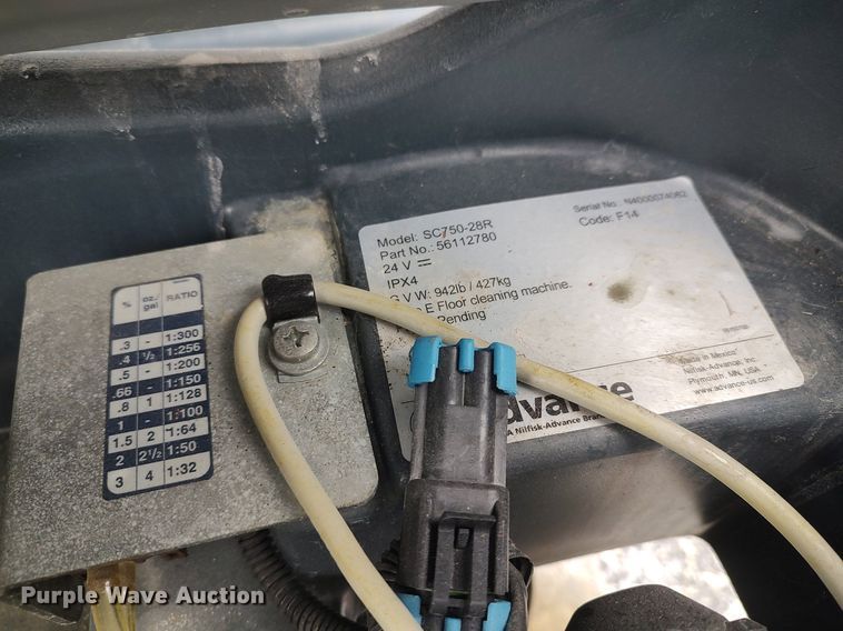 image for item DO3738 (2) Advance Ecoflex SC750 floor scrubbers