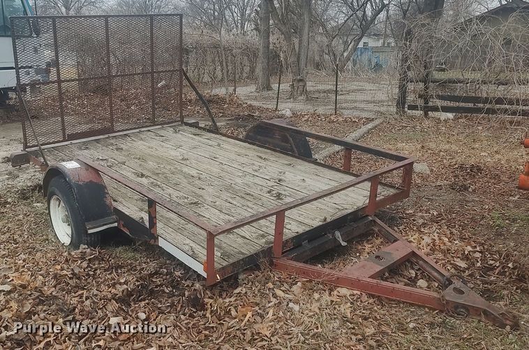 image for item DO3785 Tilt deck utility trailer