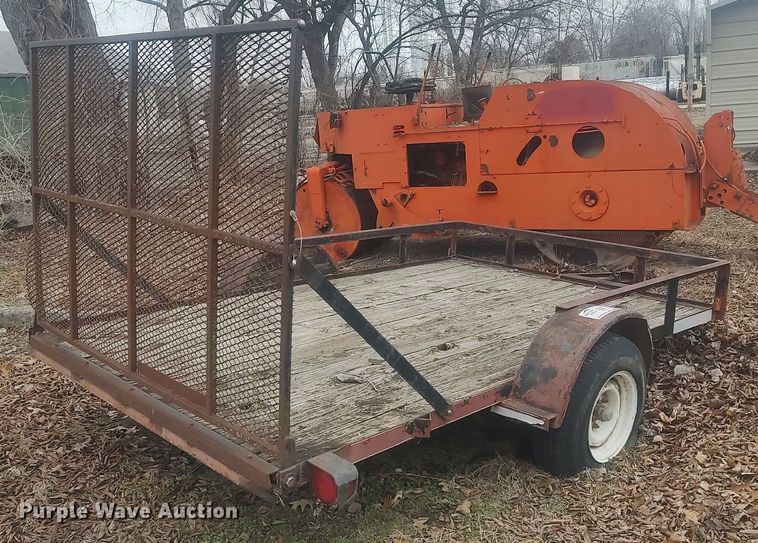 image for item DO3785 Tilt deck utility trailer