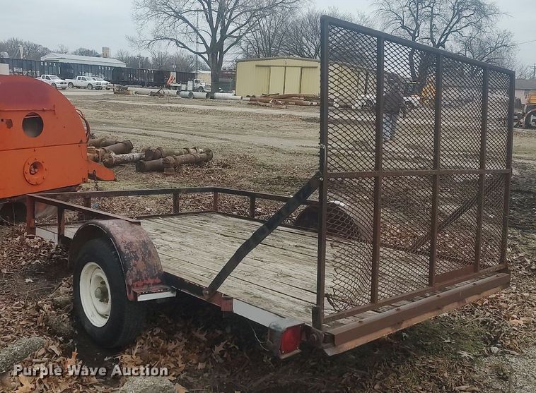 image for item DO3785 Tilt deck utility trailer