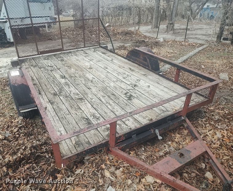 image for item DO3785 Tilt deck utility trailer