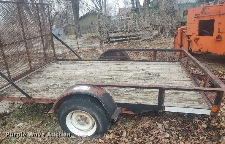 image for item DO3785 Tilt deck utility trailer