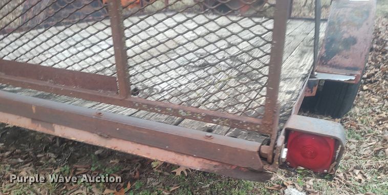 image for item DO3785 Tilt deck utility trailer