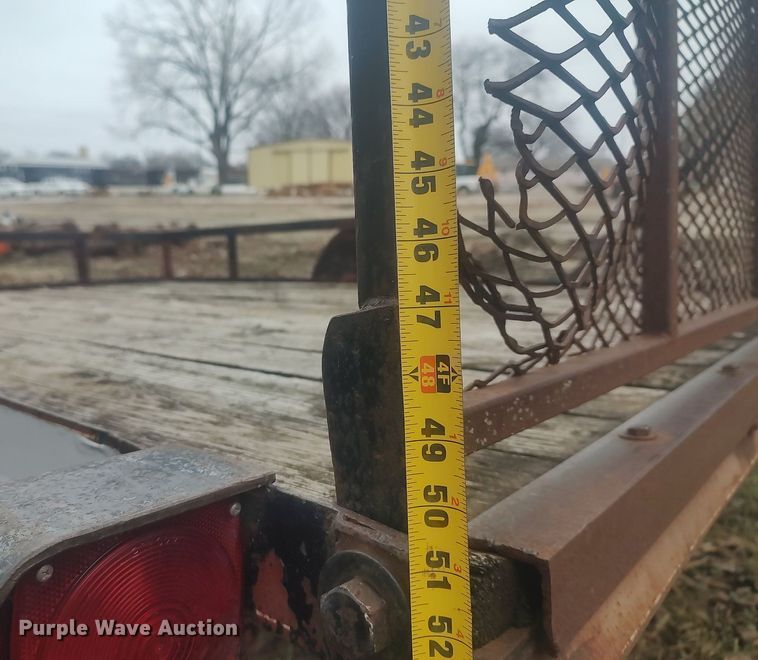 image for item DO3785 Tilt deck utility trailer