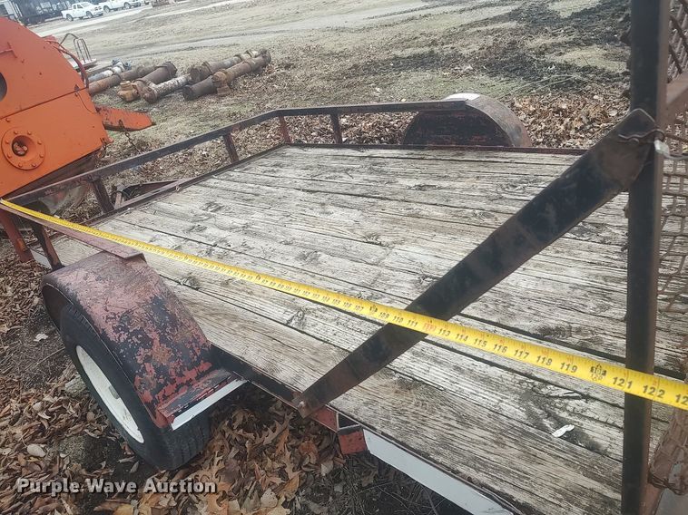 image for item DO3785 Tilt deck utility trailer