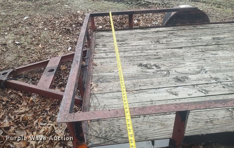 image for item DO3785 Tilt deck utility trailer