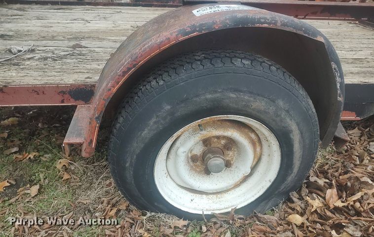 image for item DO3785 Tilt deck utility trailer