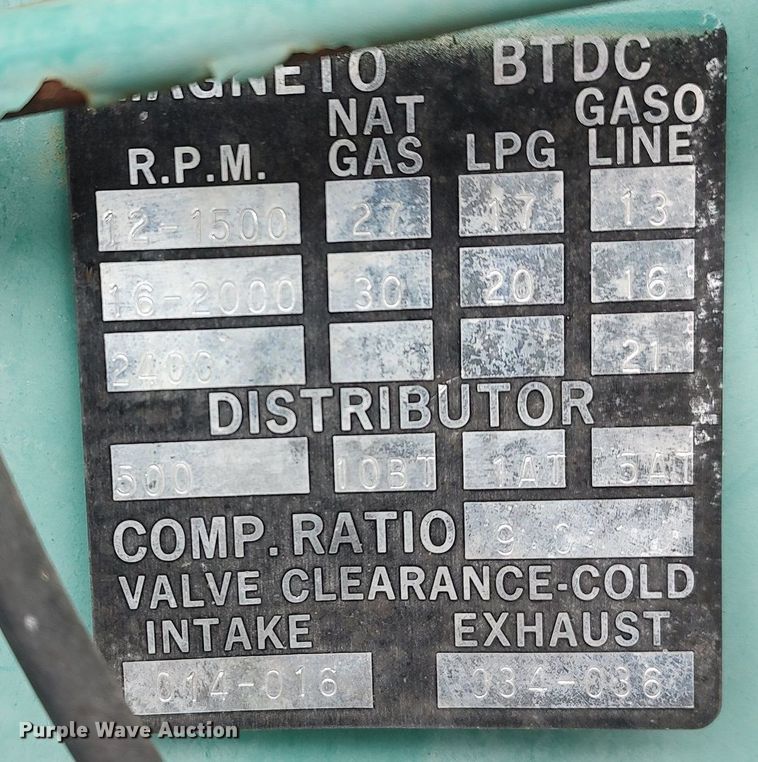 image for item DO3789 Onan GenSet 115  generator