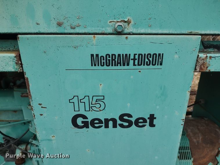 image for item DO3789 Onan GenSet 115  generator